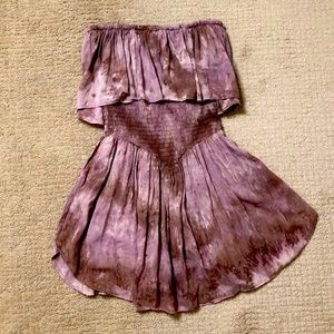 Free People strapless romper